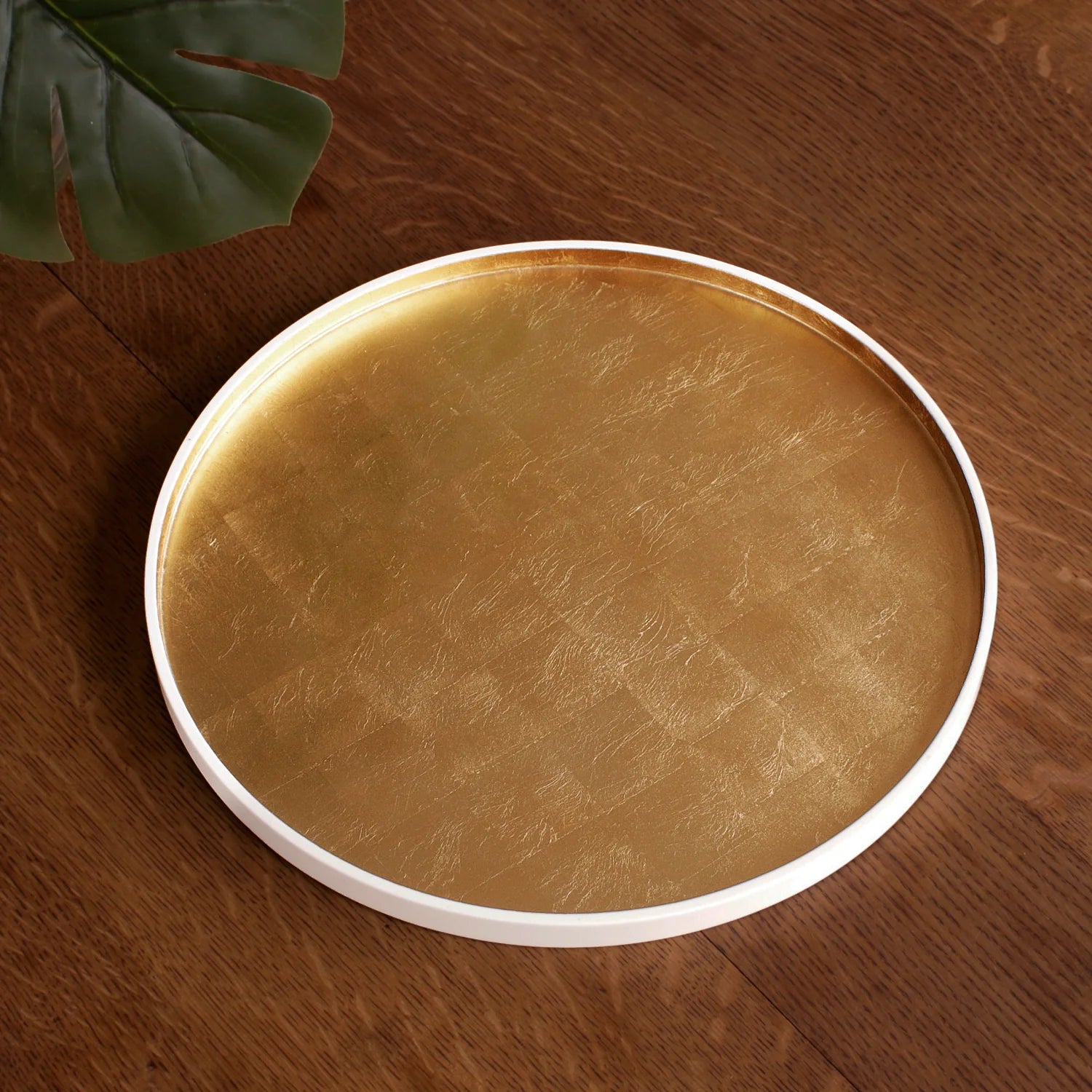 Indochine Round Lacquered Tray