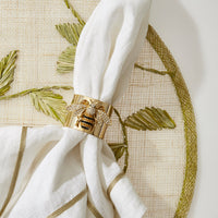 Straw Leaf Placemat - Citrus (Set of 4)