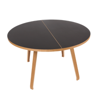 Bent Hansen Primum Table, Black Linoleum