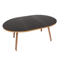 Bent Hansen Primum Table, Black Linoleum