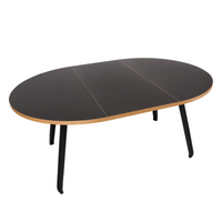 Bent Hansen Primum Table, Black Linoleum