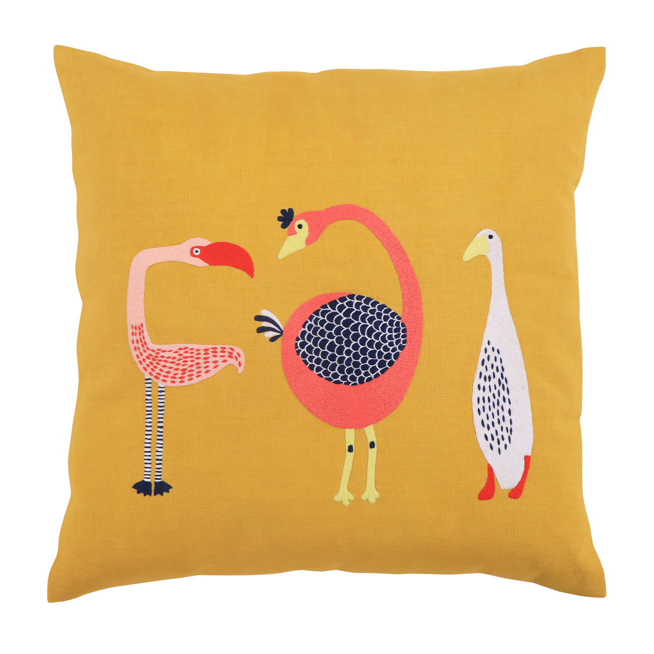 Birds Pillow Cover 20x20 in