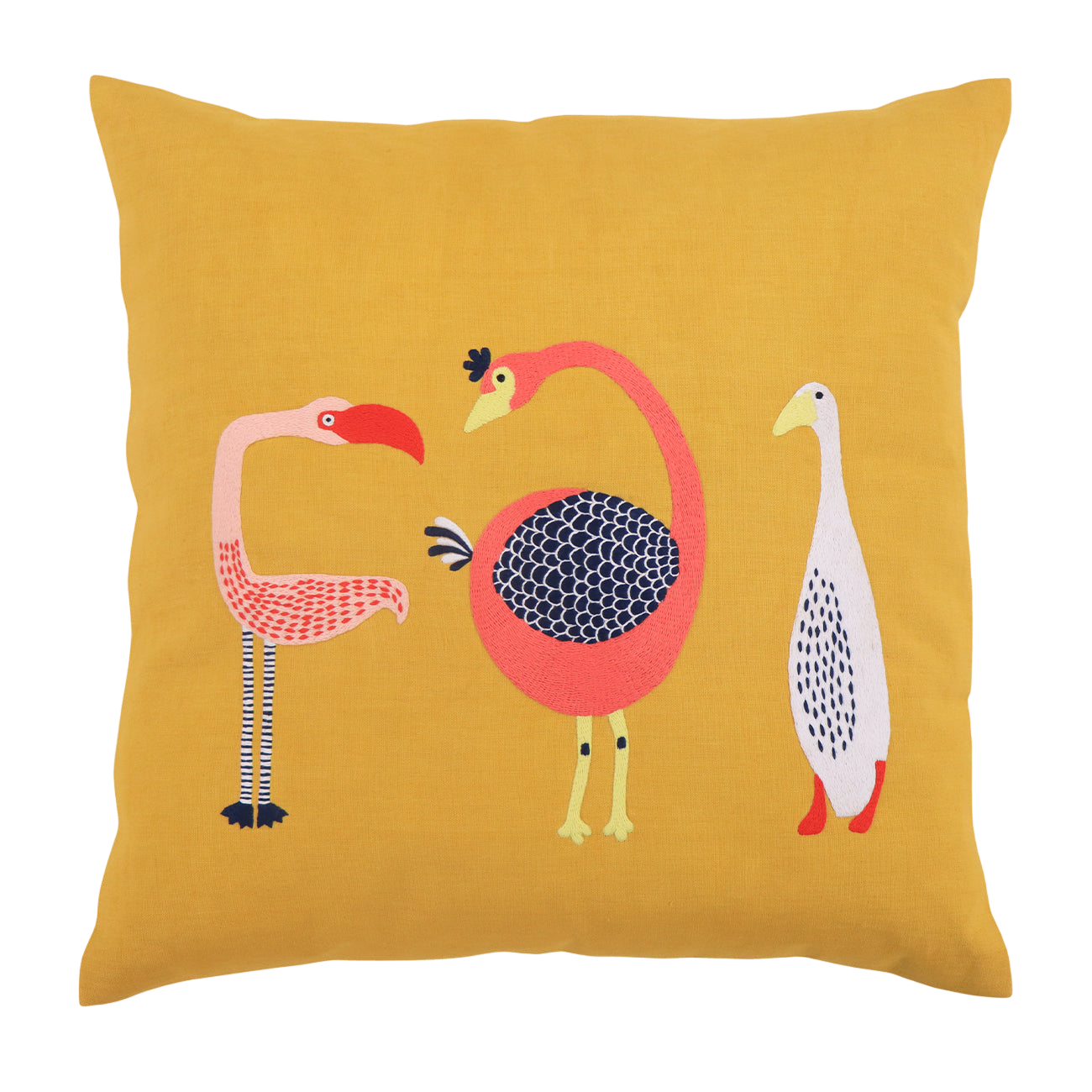 Birds Pillow Cover 20x20 in