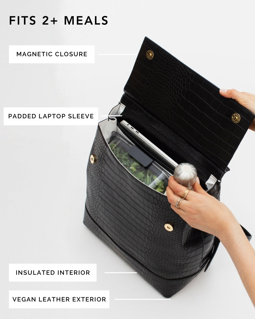 THE BACKPACK - BLACK CROC