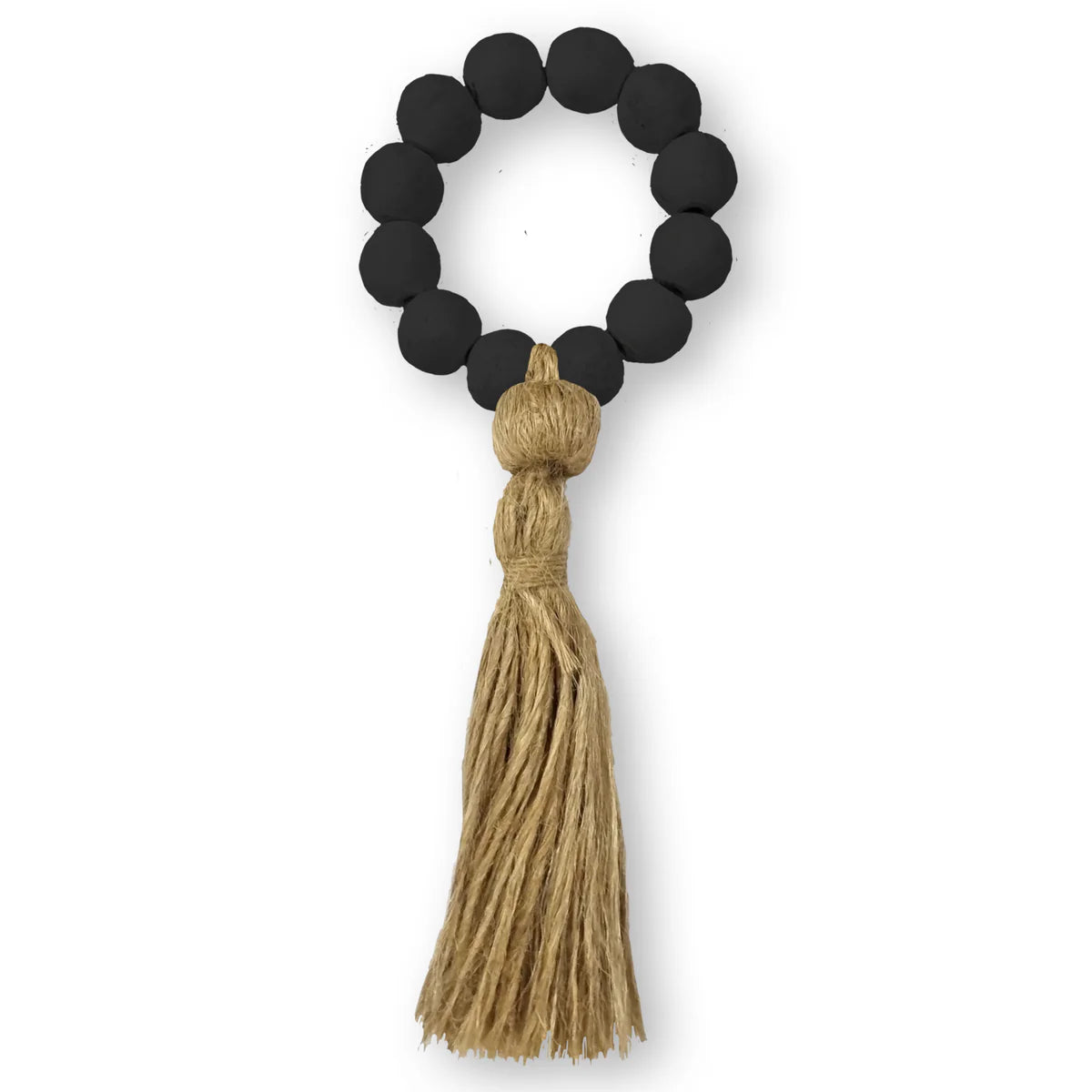 Terracotta Bead with Jute Napkin Ring