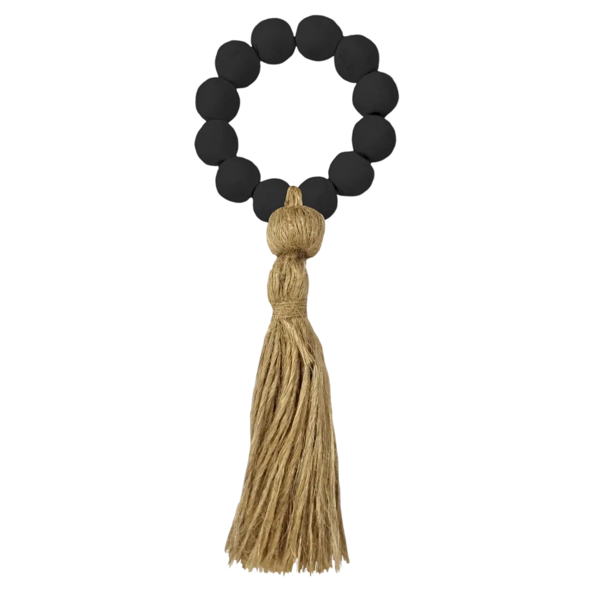 Terracotta Bead with Jute Napkin Ring