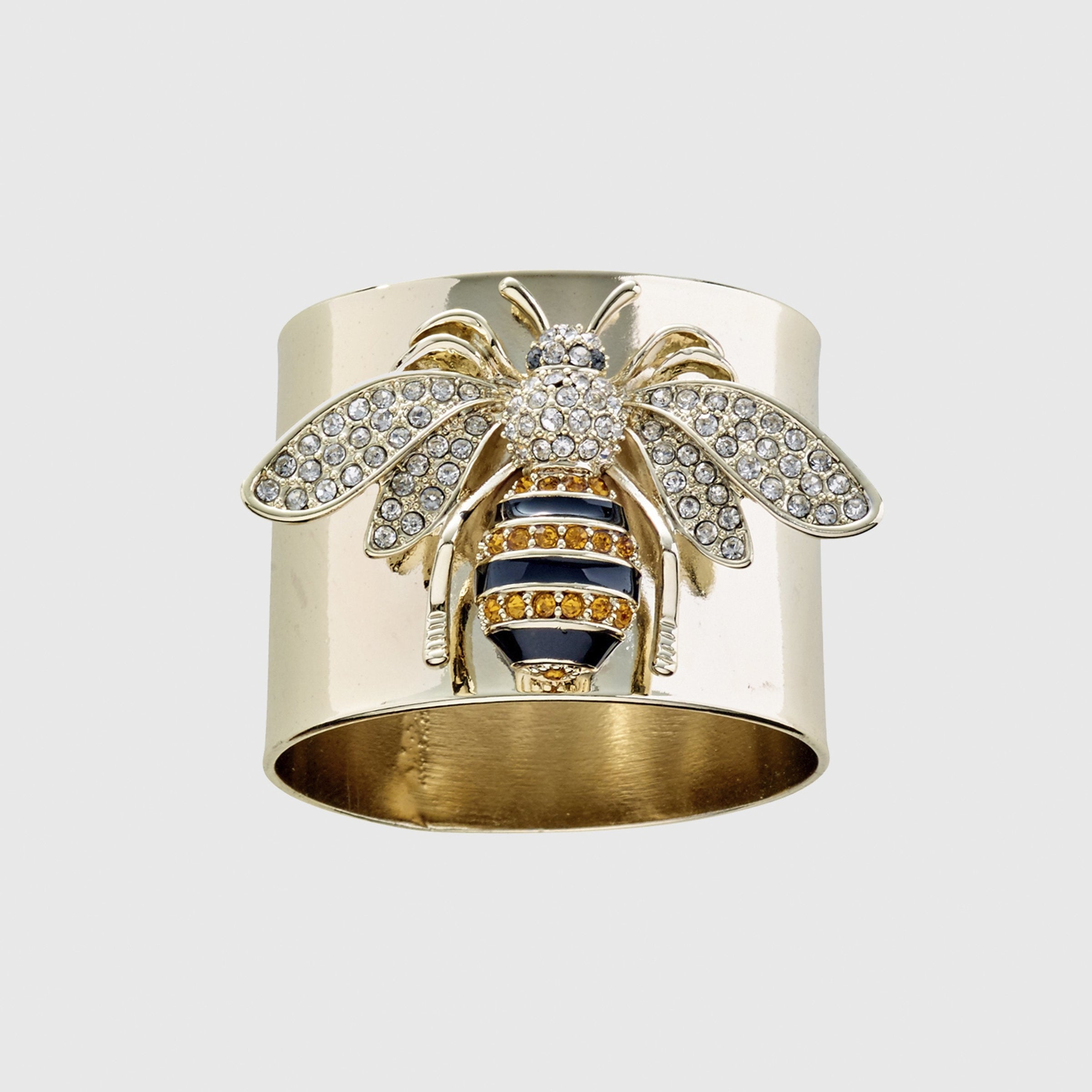 Stripey Bee Napkin Rings (Set of 2)