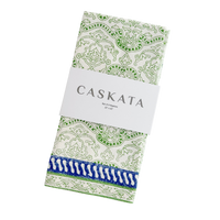 Block Island Block Print Dinner Napkins