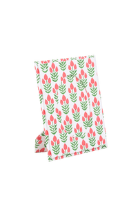 Blockprint Picture Frame in Red Poppy