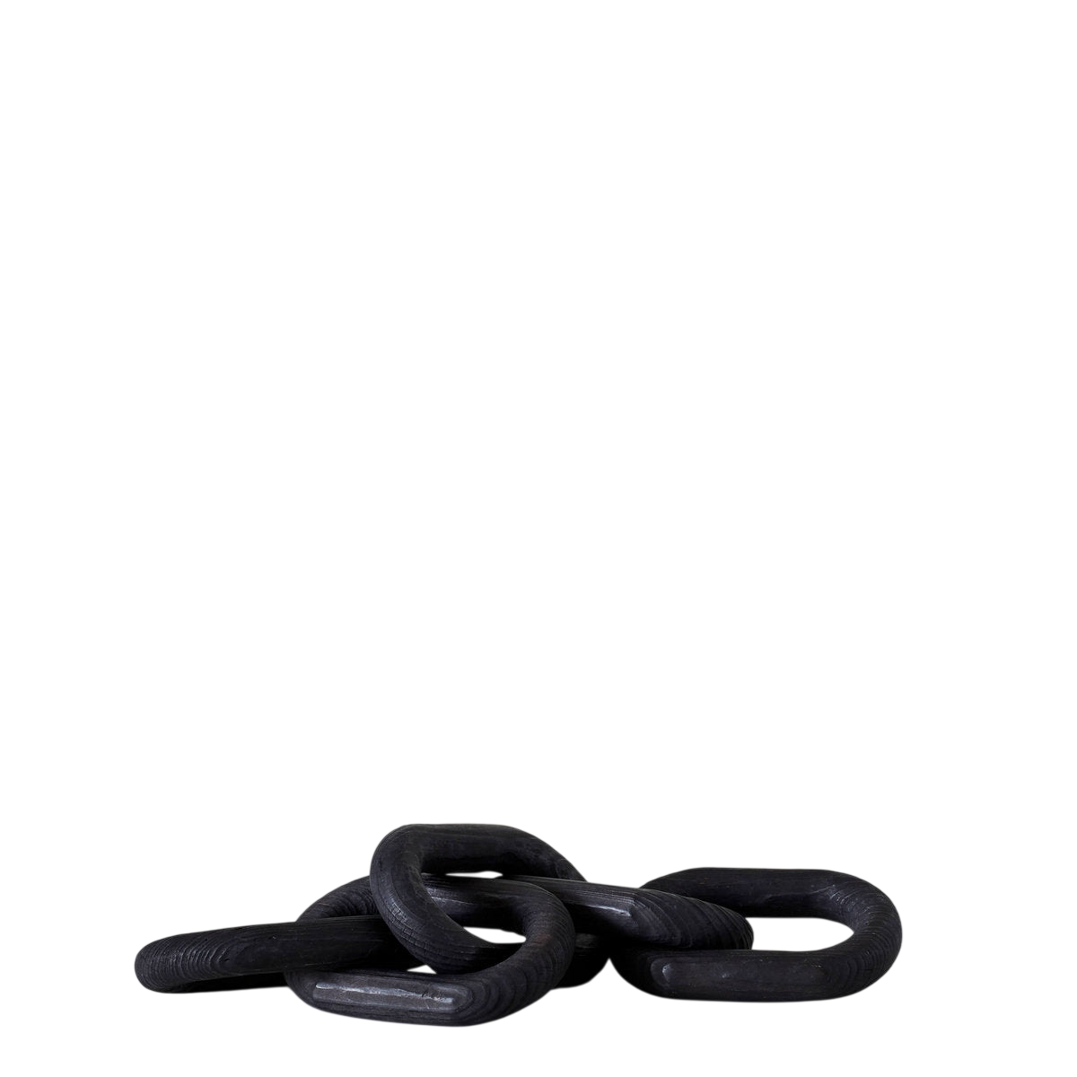Charcoal Wood Chain, Small Link