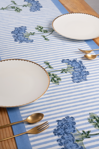 Blue Hydrangea Tablerunner