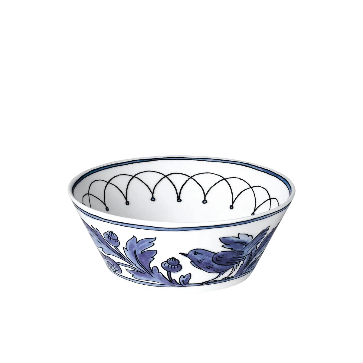 Blue Bird - Cereal & Soup Bowl, Set of 6