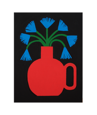 Blue Flowers Art Print