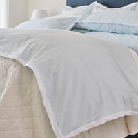 Essential Piping Duvet Cover & Sham Bundle