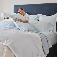 Essential Piping Duvet Cover & Sham Bundle
