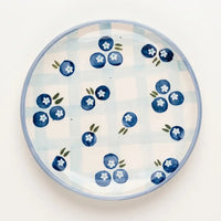 Hand-Painted Ceramic Dessert Plate