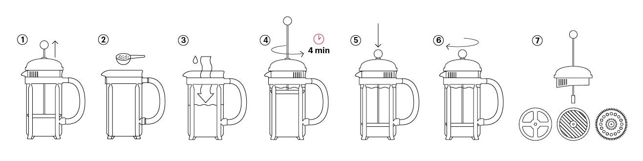 Bodum Chambord 34 oz Silver French Press