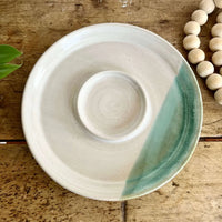 Coastal Clay Co. Bread and Oil Dipping Platter