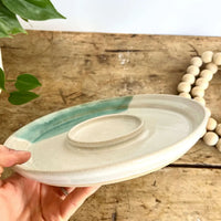Coastal Clay Co. Bread and Oil Dipping Platter