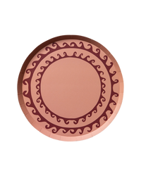 Breaker Dinner Plate Set of 12 - Coral