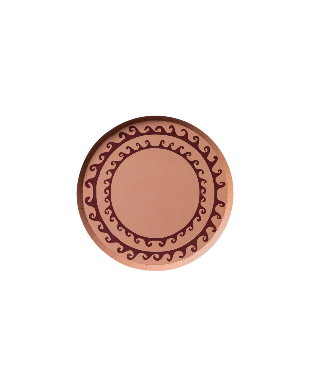 Breaker Hors d'Oeuvres Plate Set of 12 - Coral