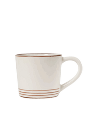 Breakfast Hand Painted Cappuccino Mug (Set of 2)
