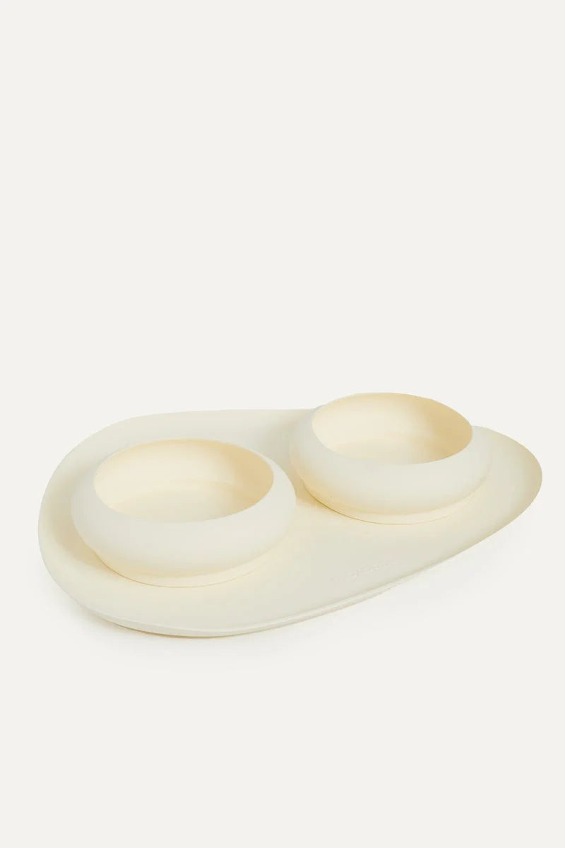 Bubble Bowls & Mat Set For Dogs