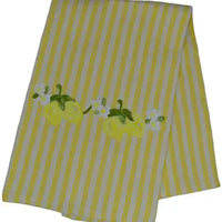 Kitchen Towel Pomelo with Embroidery Flowers and Lemons