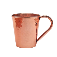 Solid Copper Mule Mug, Copper Handle, 18 oz