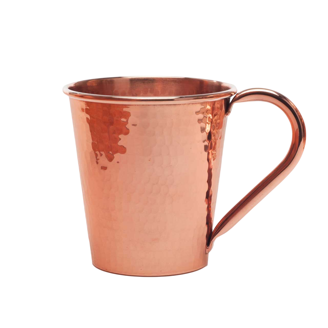Solid Copper Mule Mug, Copper Handle, 18 oz