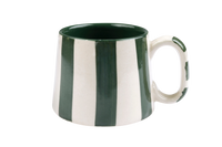 Ceramic Stripe Coffee Cup (Set of 2)