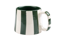 Ceramic Stripe Coffee Cup (Set of 2)