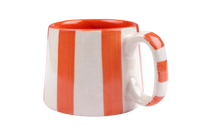 Ceramic Stripe Coffee Cup (Set of 2)