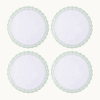 Carmen green linen placemat (set of 4)
