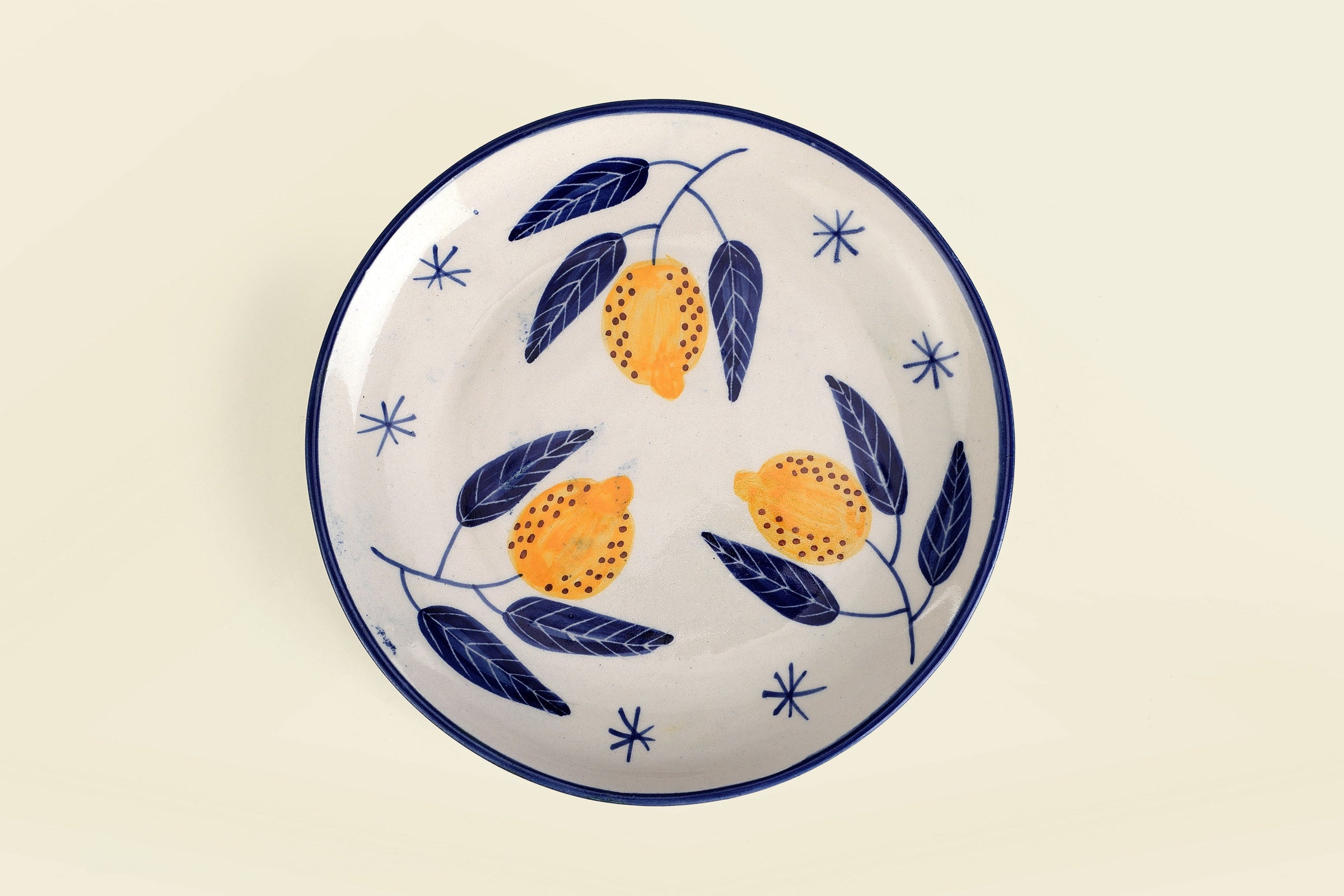 Italian Lemon Plate (Set of 4)