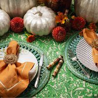 Loopy Straw Placemats - Emerald (Set of 4)