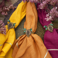 Pomegranate Skinny Napkin Rings (Set of Four)