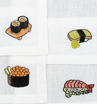 Embroidered Table Linen - Cocktail Napkins (Set of 4)