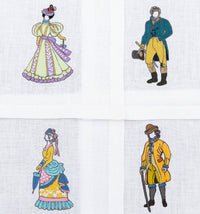 Embroidered Table Linen - Cocktail Napkins (Set of 4)
