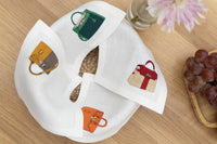 Embroidered Table Linen - Cocktail Napkins (Set of 4)