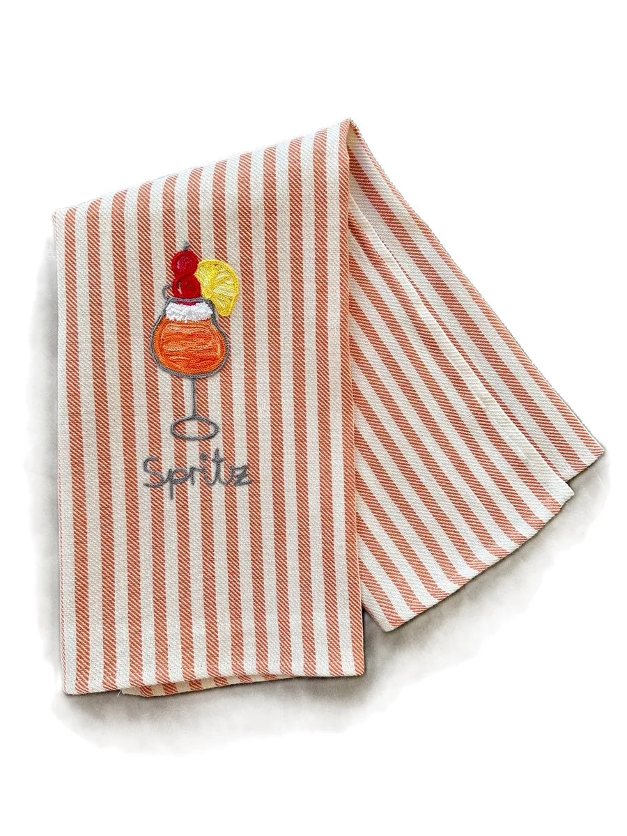 Cocktail Collection - Embroidered Kitchen Towel Spritz