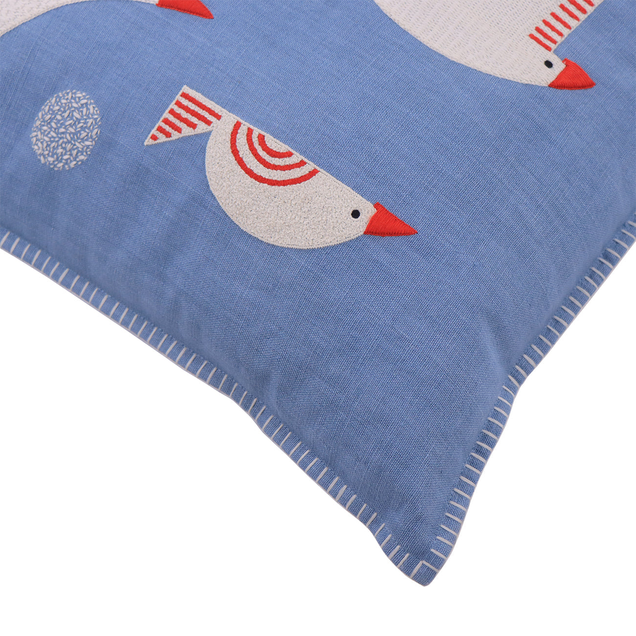 Birds Pillow Cover 20x20 in