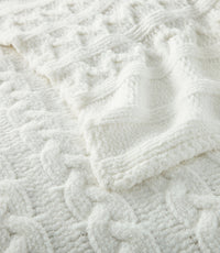 Cozy Knit Throw Blanket
