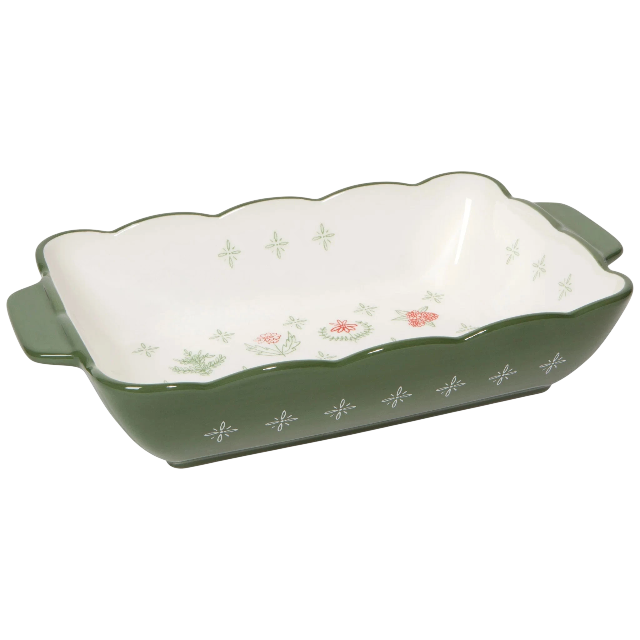 Camellia Stoneware Baking Dish