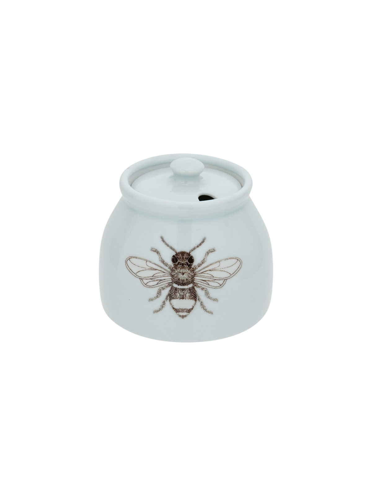 Ceramic Honeybee Honey Pot
