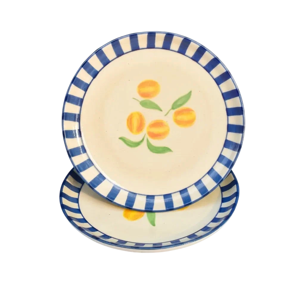 Ceramic Clemente Dessert Plates (Set of 2)