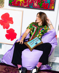 Childless Cat Lady Needlepoint Pillow