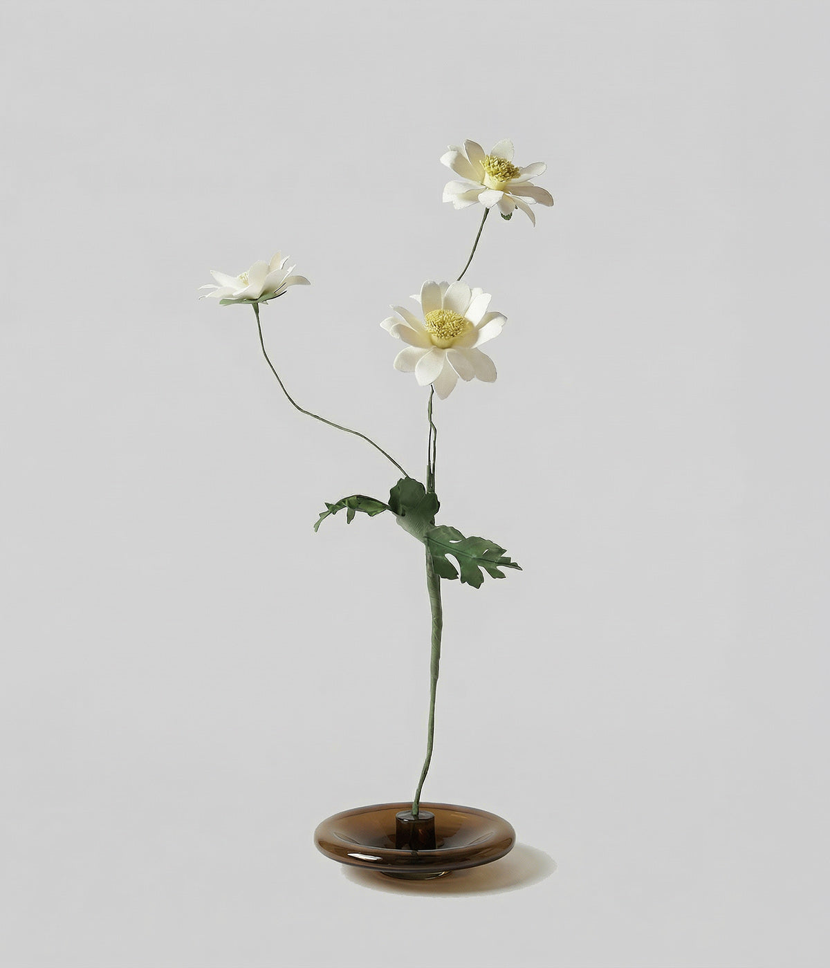 White Chrysanthemum Beeswax Paper Flower