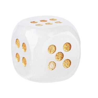 Dice - 15mm Natural Jade Laser Engraved Cube Dice with Rounded Edges Semi-Precious Stone (Set of 2)
