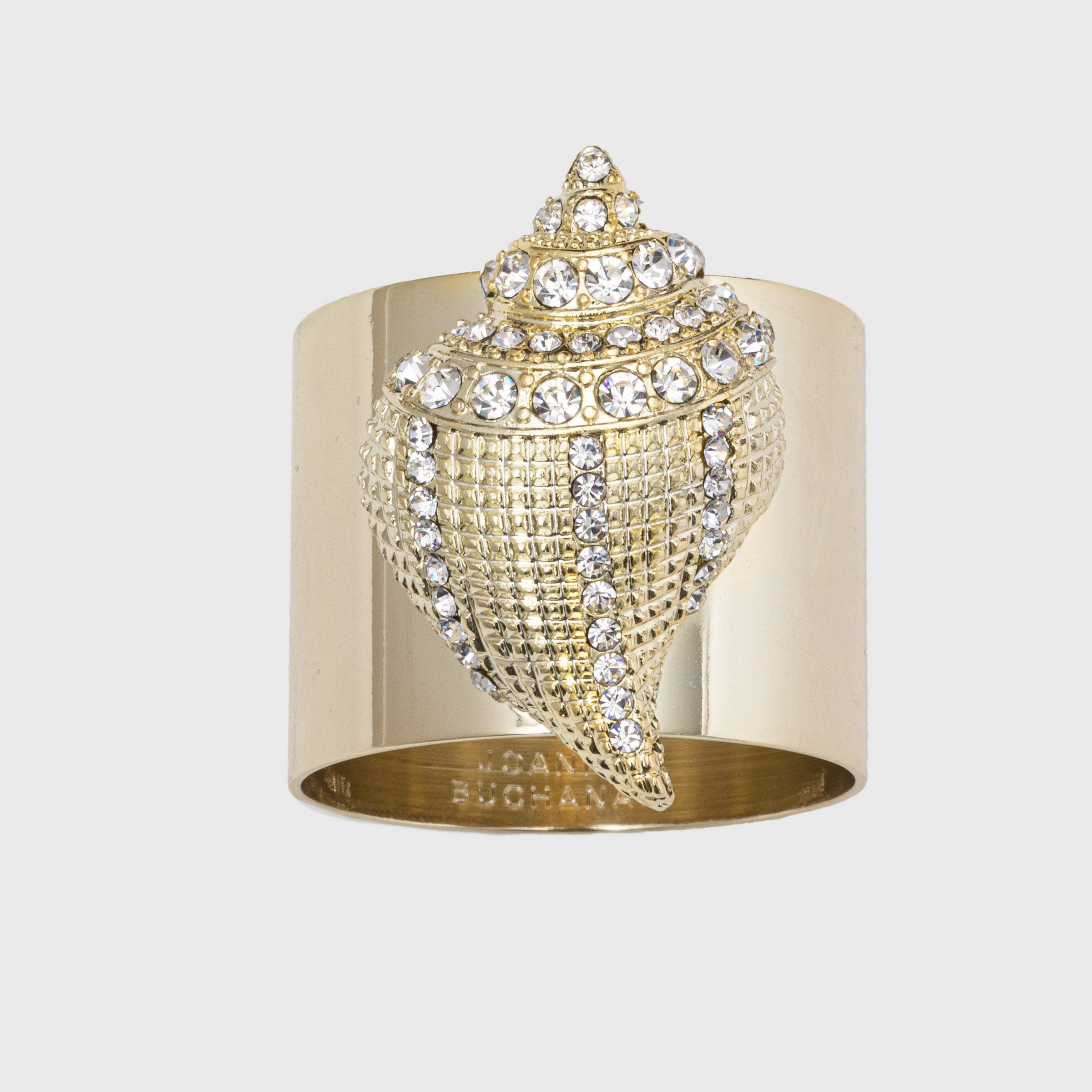 Sparkle Shell Napkin Rings (Set of Two)